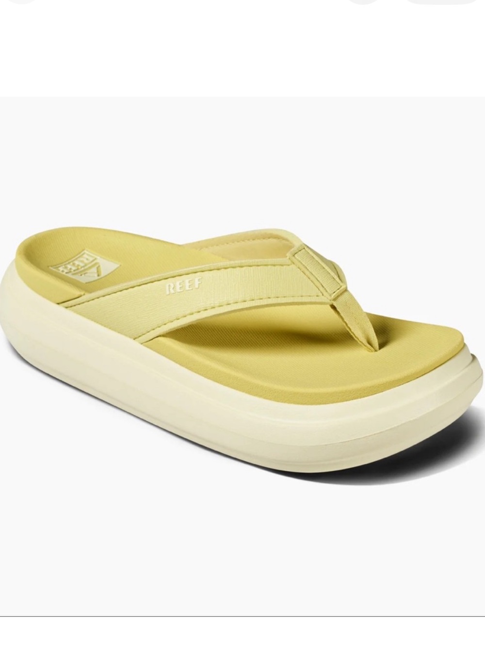 Reef Bondi Cushion sandals in Citron
